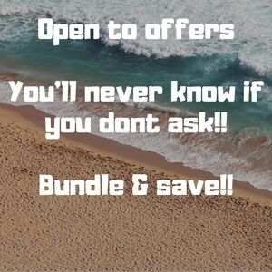 ⚓️ Offers welcome⚓️